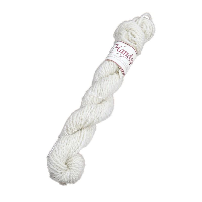 Handspun Yarn Hank - Off White